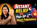 One Acupressure Point to Lower High Blood Pressure & Stop Heart Palpitations Instantly | Yoga Shakti