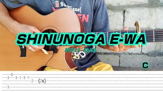 Shinunoga E - Wa - Fujii Kaze - Fingerstyle (Tabs) + Chords