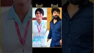 South Actors in Female Role Reel vs Real 😘👩 Unbelievable Transformations #shorts  #reelvsreal