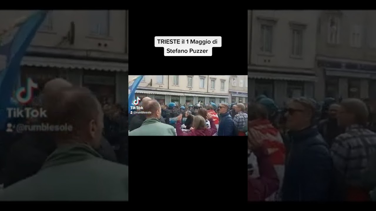 Stefano Puzzer Trieste 1 Maggio...forza Stefano ♥️