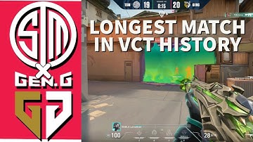 TSM vs GENG Highlights , Longest Match in Valorant VCT History , Epic Comeback From TSM