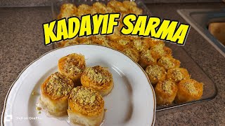 ÇITIR ÇITIR BAKLAVA YUFKALI KADAYIF SARMASI TARİFİ 💯KOLAY ŞERBETLİ TATLI TARİFİ✅