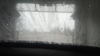 caleb and daddy went to a car wash in Belleville michigan