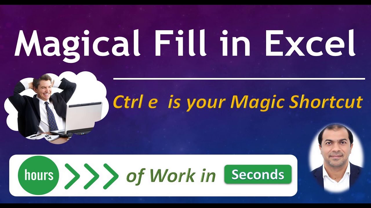 Flash Fill in MS Excel - Excel Tips and Tricks - YouTube