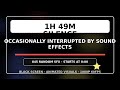 1h 49m Silence Occasionally Interrupted by Sound Effects