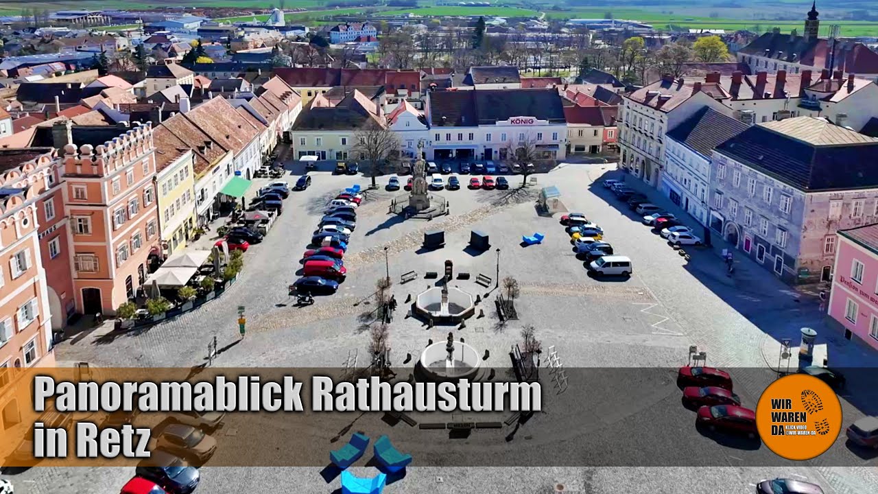 Retz im Weinviertel der Rathausturm in der Weinstadt Retz komm mit auf Entdeckungstour 🇦🇹