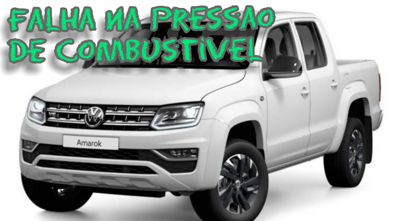 amarok com pressao de combustivel baixa e alta e o motor não liga