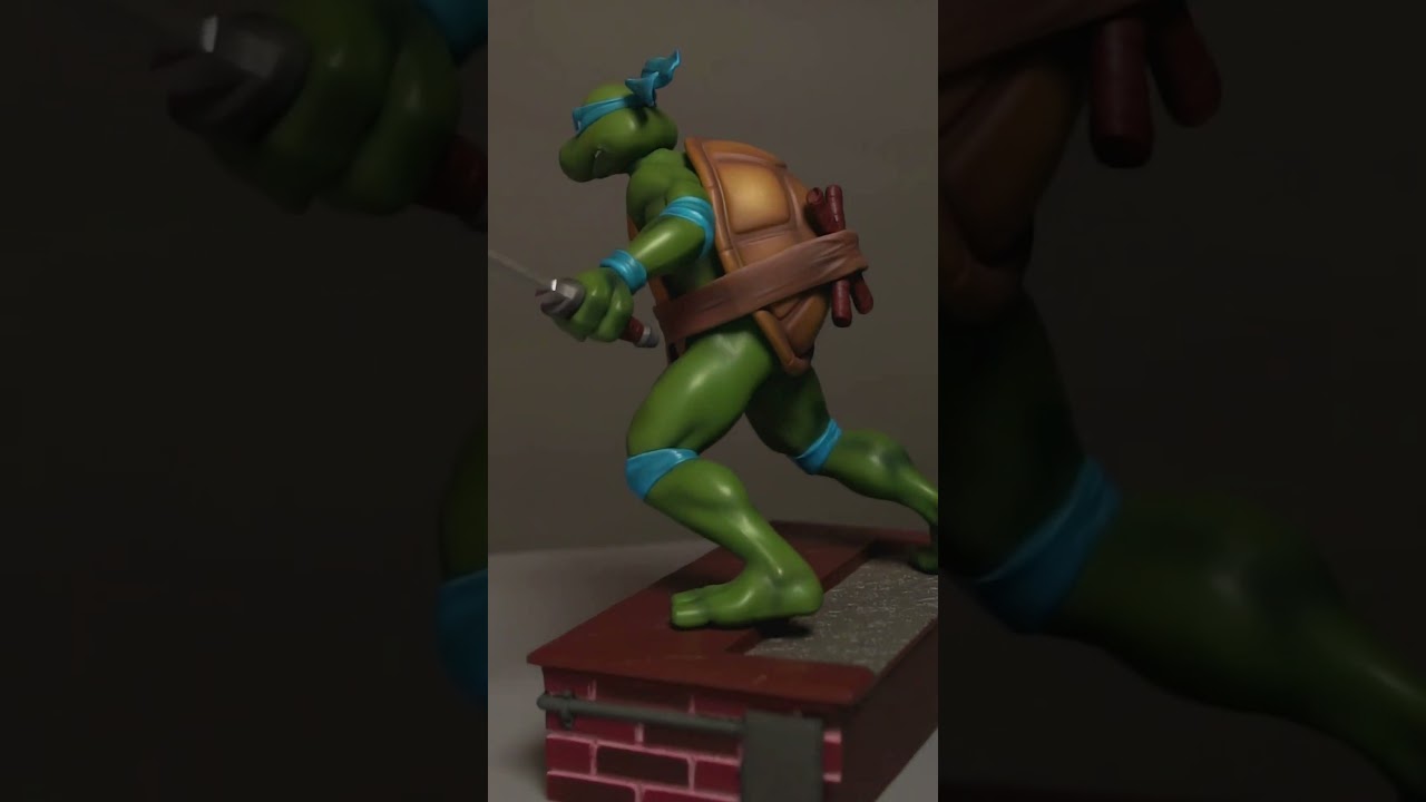 Leonardo 1:8 TMNT PCS Statue UNBOXING!