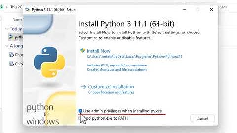 Install Python 3.11 in Windows 11; access pip module, install pywin32 for VirtualBox 7