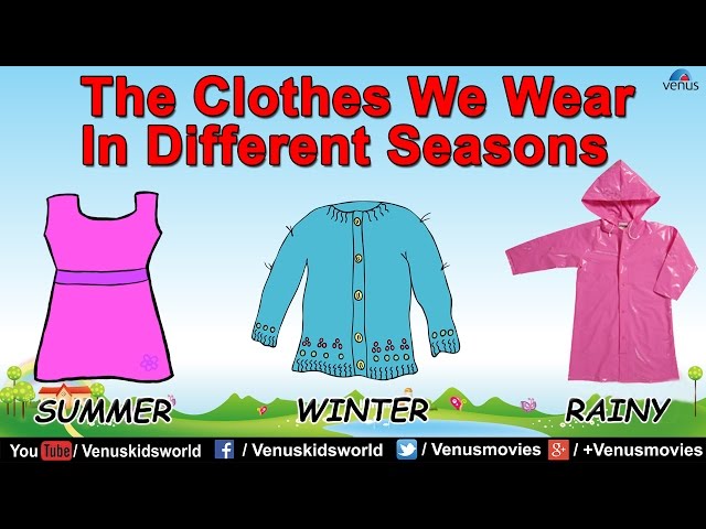 The Clothes We Wear In Different Seasons 