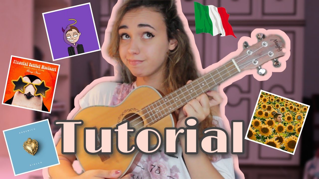 TUTORIAL Ukulele Canzoni Italiane! Semplicissimo by Gua/Gloria Paola Bossi