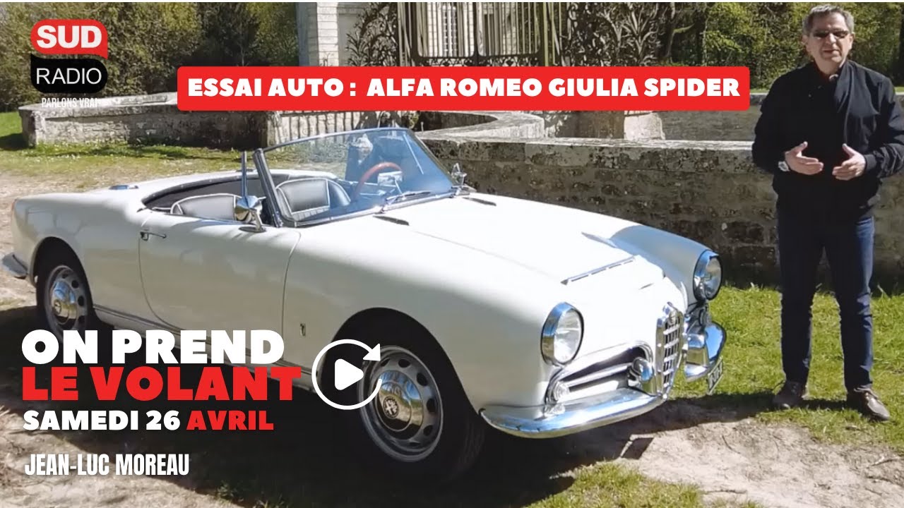 Essai Alfa Romeo Giulia Spider "L' harmonie parfaite entre la technique et l’esthétique !"