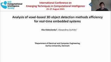 ICETCI Analysis of voxel-based 3D object detection methods efficiency for real-time embedded systems