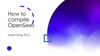 How to compile OpenSees in Windows with Visual Studio