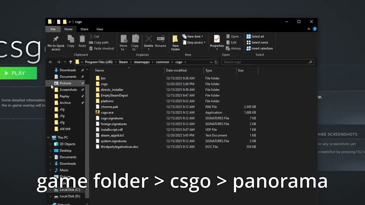 CSGO crash on startup fix