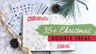 35 CHRISTMAS doodle ideas | DOODLE with me