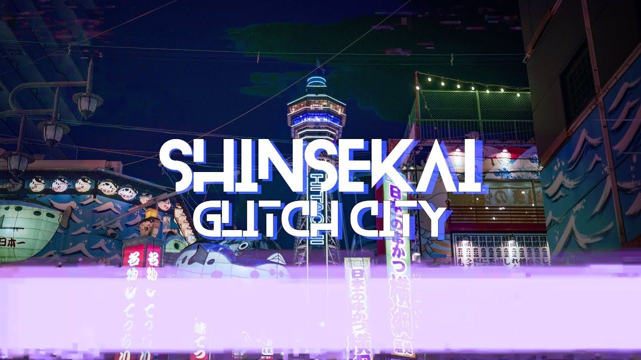 Shinsekai Glitch City バグった街 新世界 | 4K Osaka Vlog