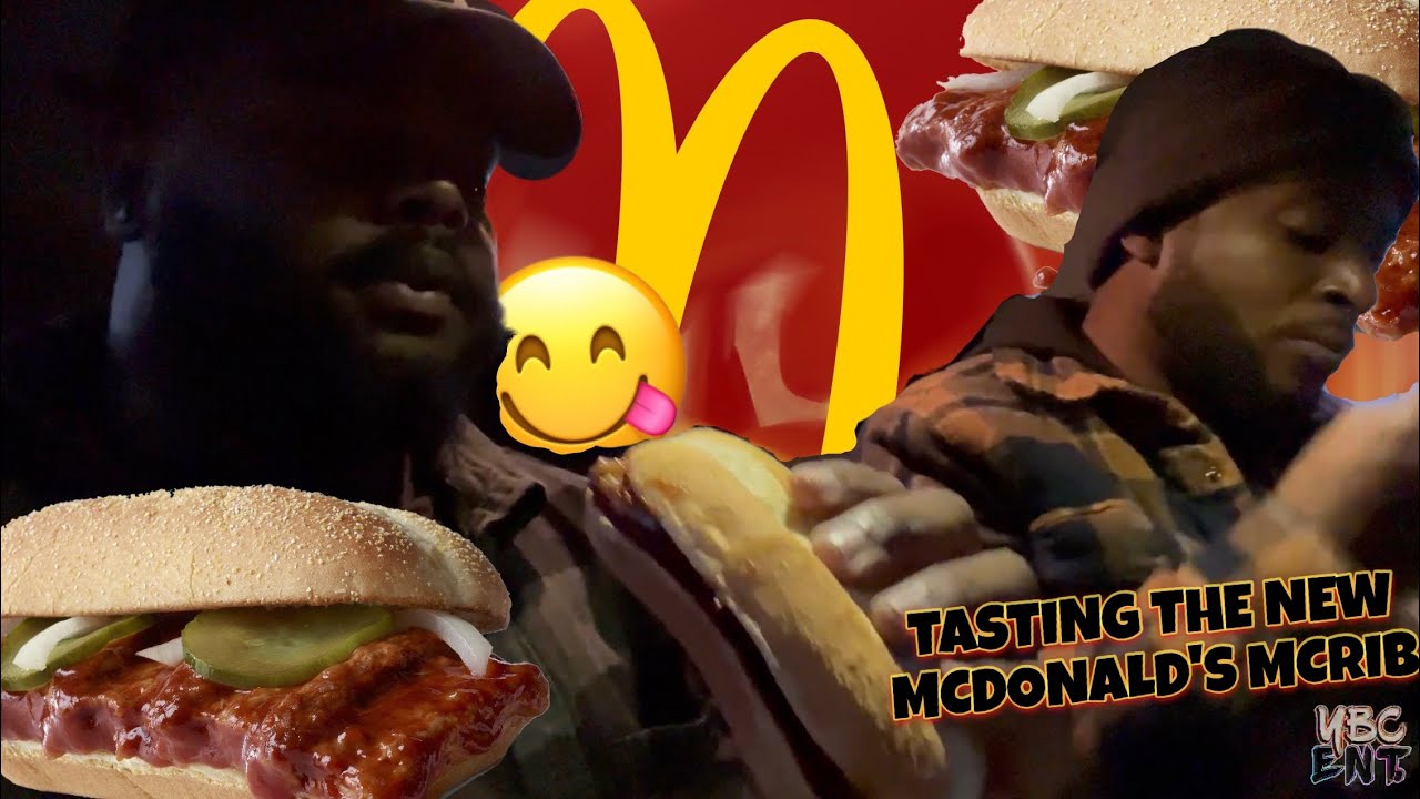 FIRST TIME EATING McDONALD'S NEW McRIB REVIEW + TASTE TEST!! | YBC ENT.