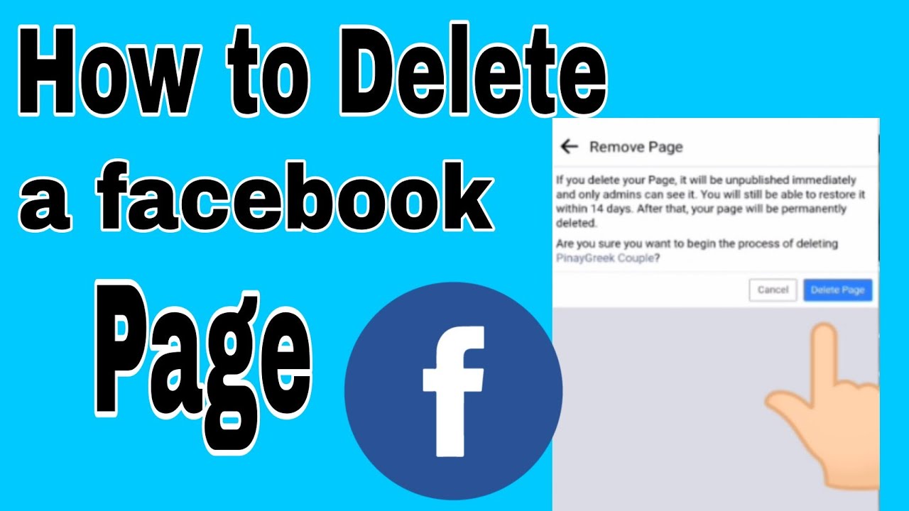 HOW TO DELETE FB PAGE ACCOUNT | Nikoletta Tsiapa