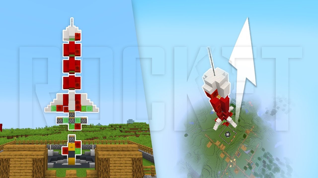 Cara Membuat Rocket Luar Angkasa Minecraft Indonesia 