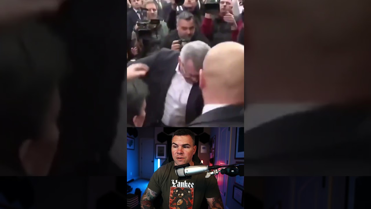 An all out brawl broke out on the floor of the Serbian Parliament.