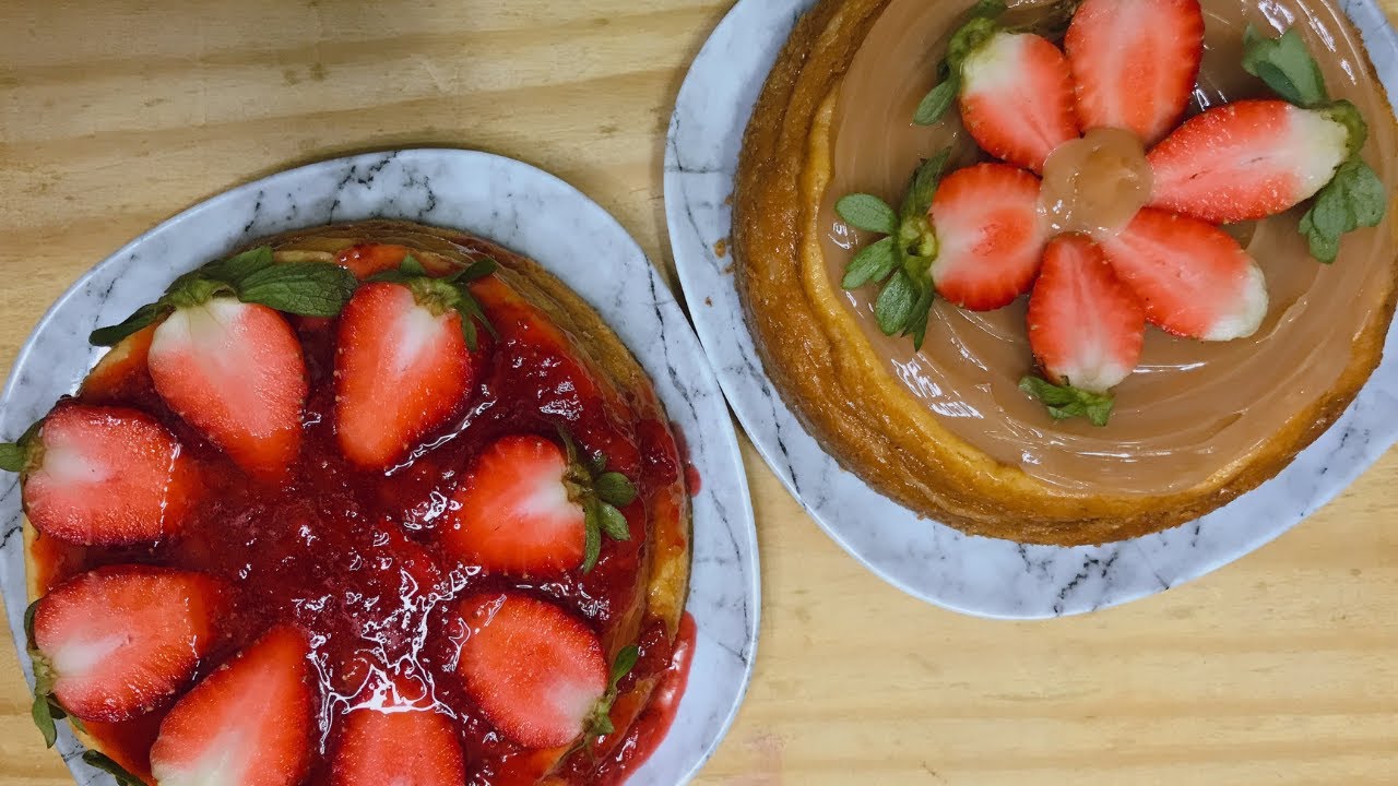 Dia dos Namorados - Cheesecake de Morango e Cheesecake Doce de Leite | Aula 15 - Curso Gratuito