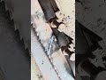 Sawblade joint peec welding process #wedding #reels #sawblade #joints