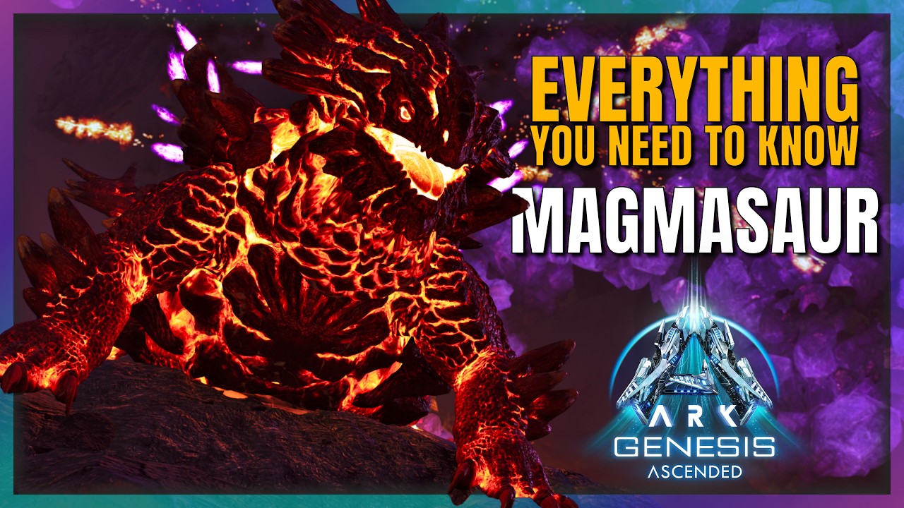 How to get a Magmasaur in Genesis | Ark Survival Ascended