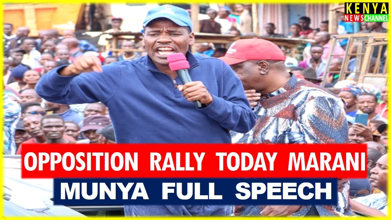 THIS MAN! Angry Peter Munya Lectures Ruto badly with Matiangi, Gachagua and Kalonzo in Marani