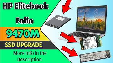 HP Elitebook Folio 9470M HDD To SSD Upgrade | 9470m SSD support