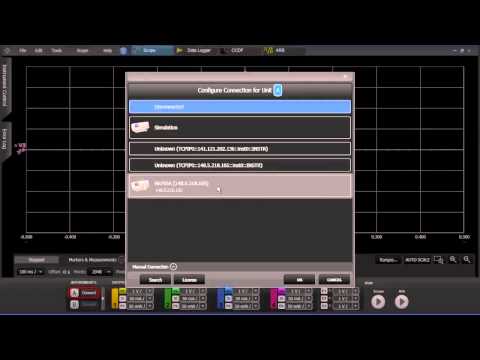 How to Connect an Agilent N6705 DC Power Analyzer to the 14585A Control and Analysis Software