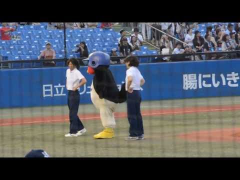 0815 始球式あたりまえ体操 つば九郎ダンス