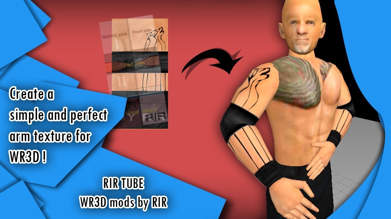 How to make a perfect arm texture for WR3D || WR3D mods by RIR || RIR TUBE