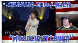 Charlie Zhou Shen 'Moonlight Lover' Multicamera Live Mixed  | Nanshan Pop Music Festival REACTION