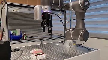 Differentiating different product with TM5-900 Cobot