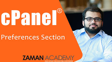 cPanel Beginner Tutorials 03 “Preferences Section” in URDU / Hindi.