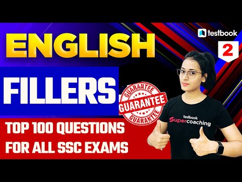 Top 100 Sentence Fillers for SSC CPO, SSC Steno, SSC CGL, CHSL, MTS | Part 2 | By Ananya Ma'am
