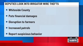 Irrigator wire thefts in Whiteside Co. disrupt farming community