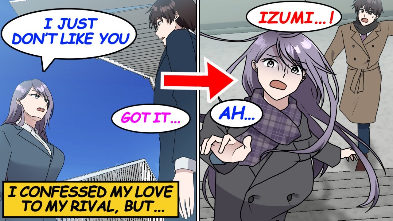 I confessed my love to my rival colleague, but she suddenly became distant and rejected me...[Manga]