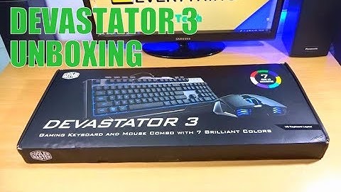 Best Budget Gaming Keyboard and Mouse- Cooler Master Devastator 3 Unboxing & Review