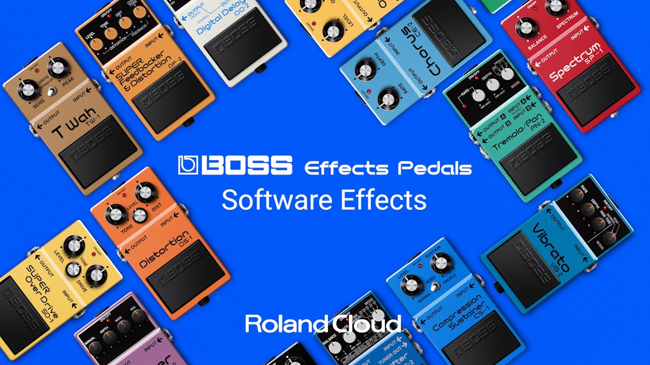 More BOSS Effects Pedals Added!