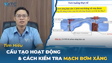 Tìm hiểu cấu tạo hoạt động và cách kiểm tra mạch bơm xăng trên xe ô tô I Trung tâm VATC