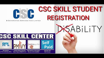 HOW TO REGISTER STUDENTS FOR CSC SKILL TRAINING