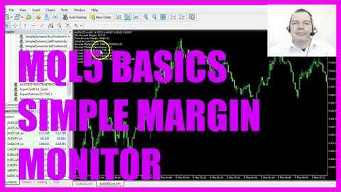 LEARN MQL5 TUTORIAL BASICS - 62 SIMPLE MARGIN MONITOR