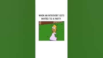 Introverts be like… #shorts #introverts #empaths #introvert #homersimpson #antisocial #shortsfeed