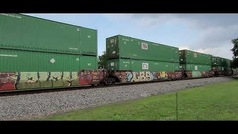 NS 265 Intermodal Taylors, SC w/BNSF lash up