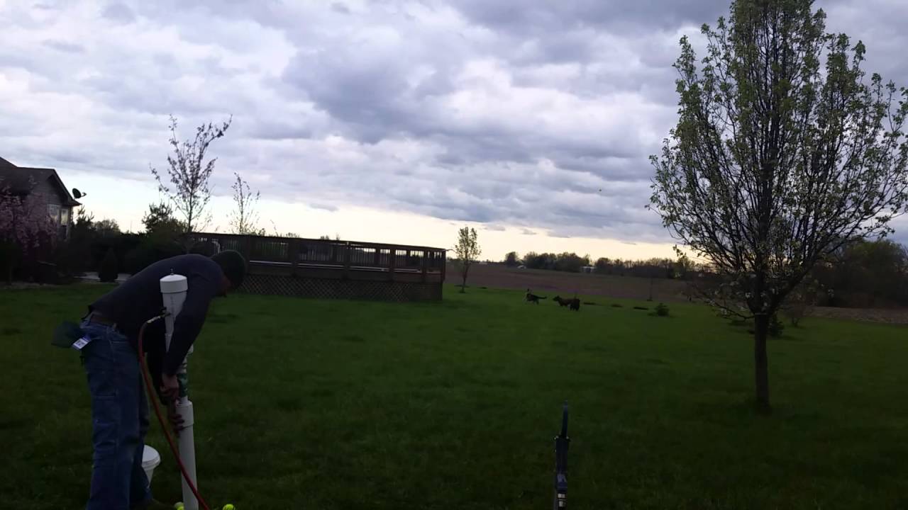 Tennis ball launcher YouTube