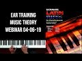 Lessons with Carlos (Webinar 04-06-19), Salsa Montuno and Tumbao, Blues in F, Chromatic Scales