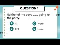ENGLISH GRAMMAR TEST FOR GRADE 8 