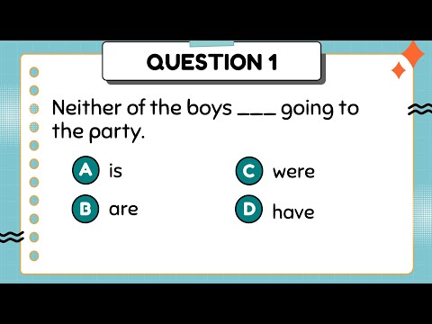 ENGLISH GRAMMAR TEST FOR GRADE 8 — Reading video cover